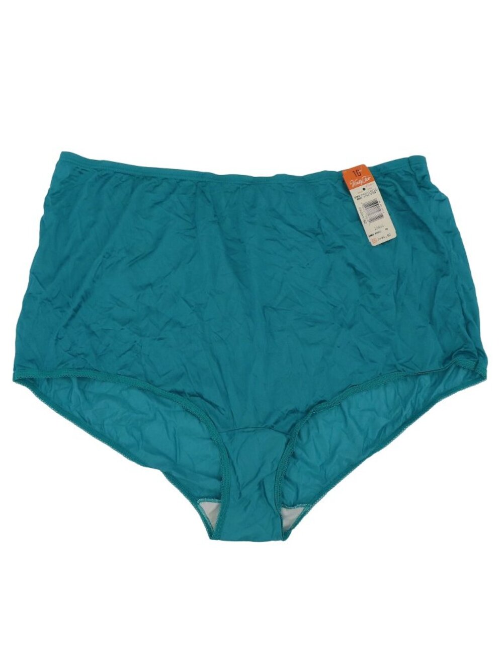 Vintage Vanity Fair Womens 10 Emerald Frost 15811 All Nylon Panty NEW W Defects